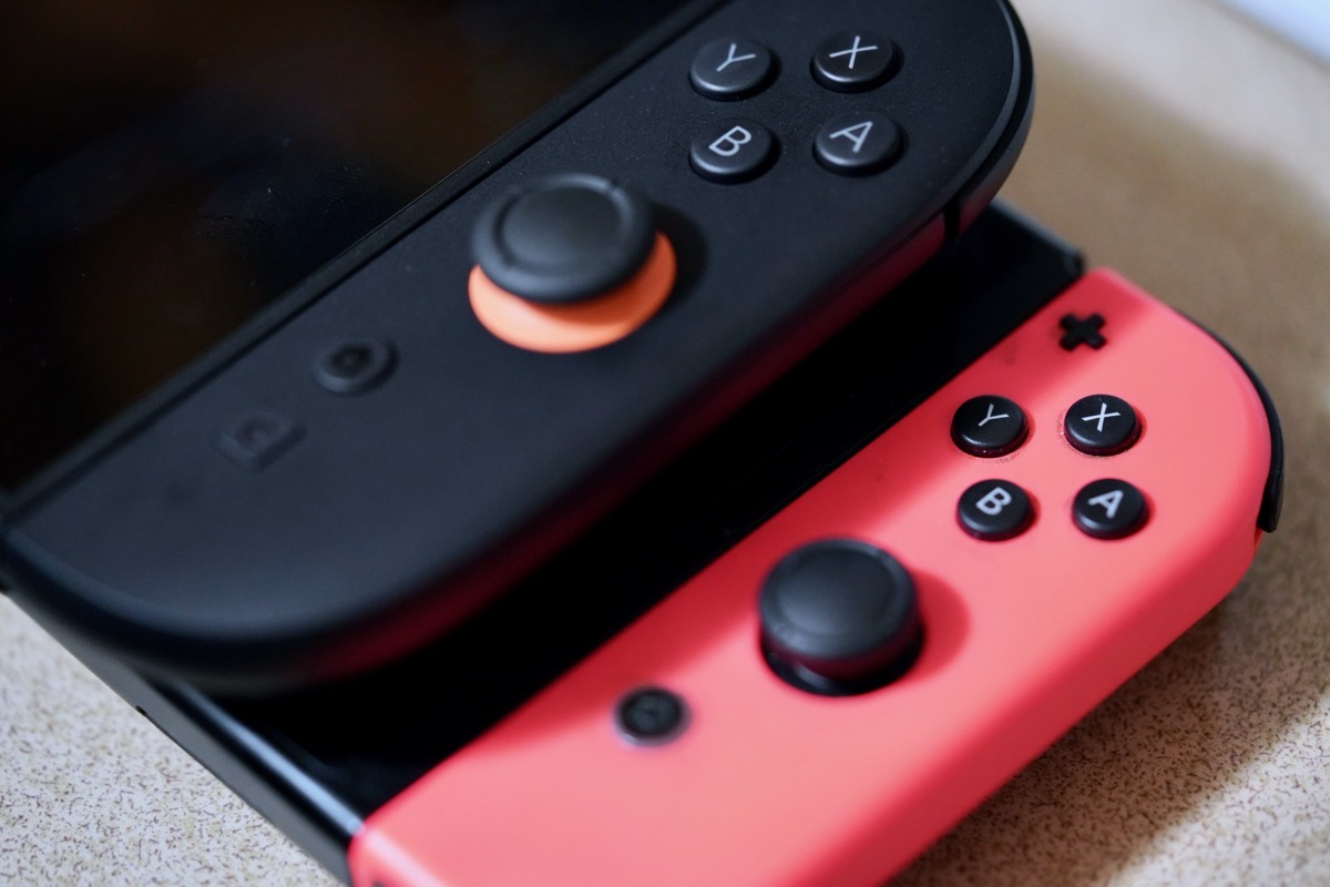 Old and new Nintendo Switch